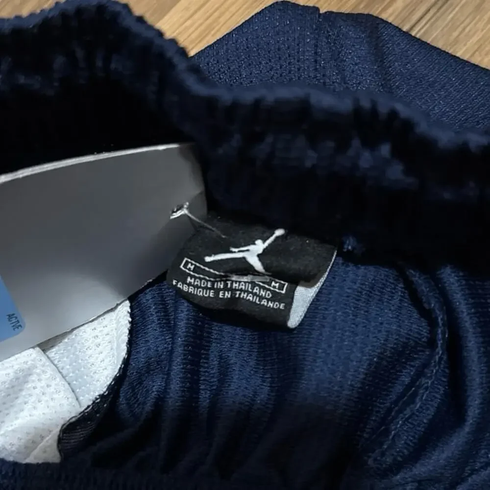 2006 Air Jordan Navy Blue White Vintage Baggy Basketball Y2K 143856-411 Shorts